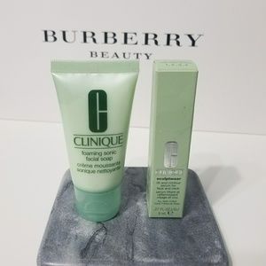 Clinique Foaming Facial Soap & Sculptwear Serum